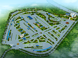 驾校鸟瞰图