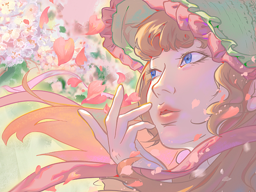 春时樱（个人主页-ZNjMzMzY5MDA=） - 艺术插画 - 站酷设计师文士一原创素材 - 站酷ZCOOL