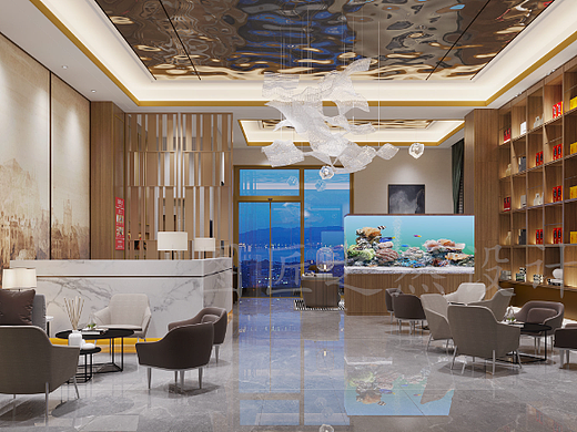 有气场的酒店大堂设计