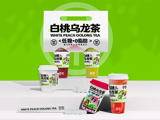 点茶-白桃乌龙茶（新品视觉设计）