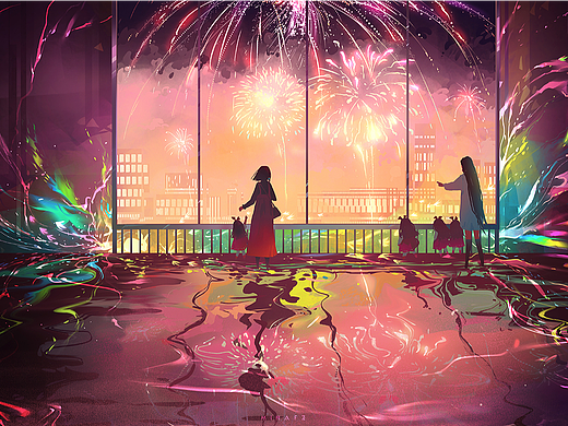 风绽 x PANTONE2023年度色-新年贺图