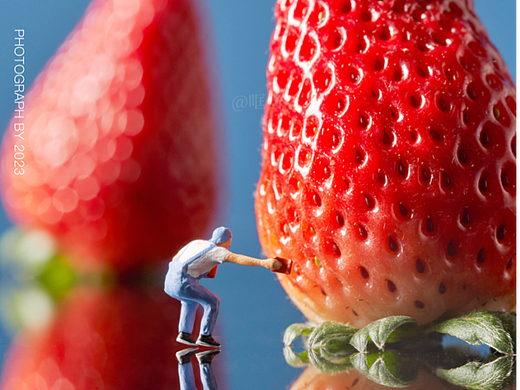 美食摄影|草莓🍓|创意摄影|微距摄影