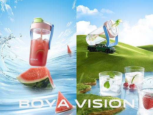 杯壶摄影 ｜CENSUN旅行桶 水壶 X BOYA视觉