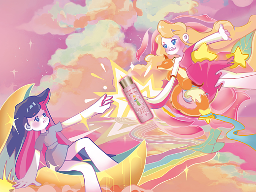 邂逅#粉嫩多巴胺少女#《传递疗愈》