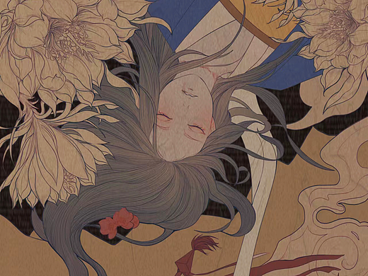 《长恨歌》插画设计
