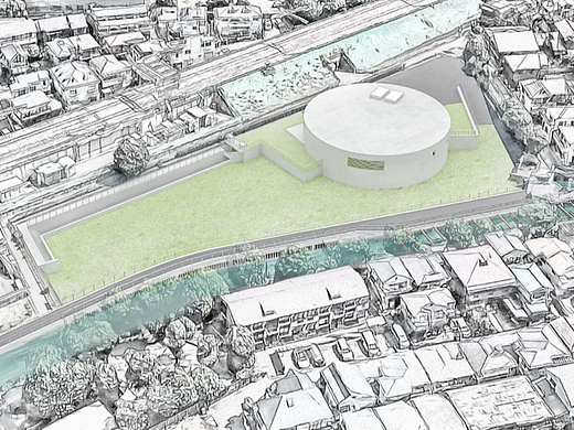 WORK-石神井川地下調節池基本設計(仮名称)-パース
