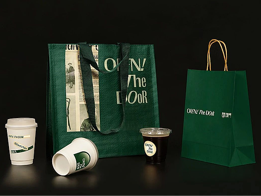 咖啡店品牌 | OPEN the DOOR，让复古和艺术进来