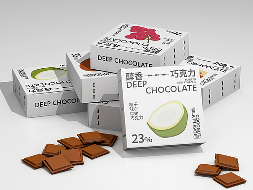 DEEP CHOCOLATE香醇巧克力包装