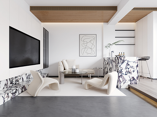 现代小复式（个人主页-ZNjQ5NDQ3ODg=） - 家装设计 - 站酷设计师雾失空间原创素材 - 站酷ZCOOL