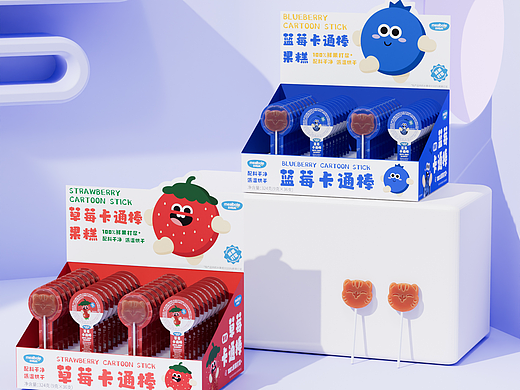 妙伯乐卡通果棒包装设计