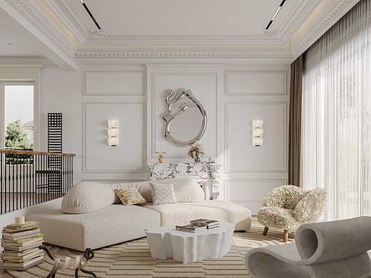 绘感视觉设计——法式别墅设计案例