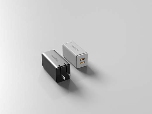 充电插头建模渲染练习