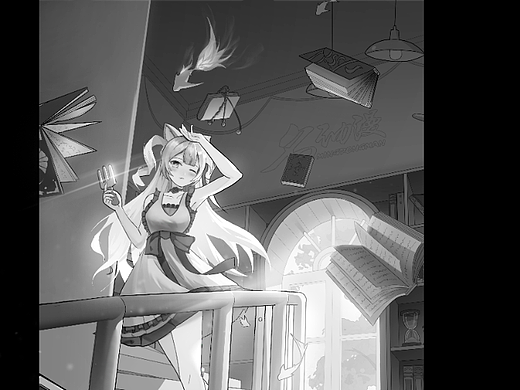 正在施法的小魔法师(CG美术基础)
