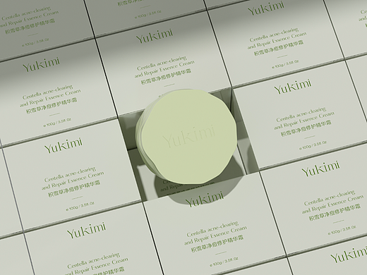 Yukimi | 积雪草净痘修护套装包装设计