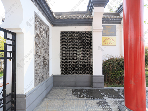 中式四合院抛枋勒脚线门套线定制材料厂家