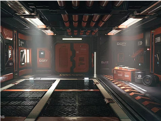 《Sci-Fi Corridor》-太空舱