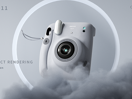Polaroid|拍立得产品渲染