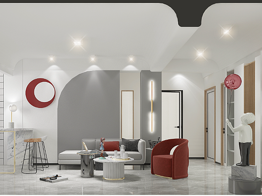 源筑空间设计 | 80㎡现代风