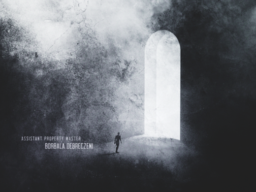 AE模板 | 复古老式门深度油墨画图片动态标题展示