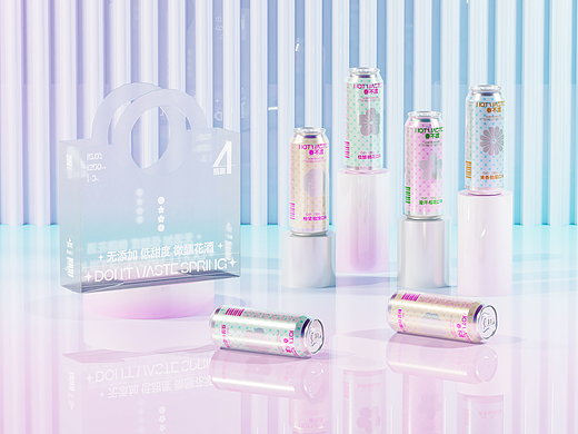 春不渡丨花酒 包装设计