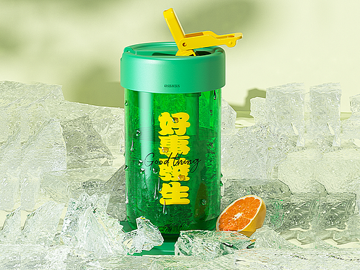 2023希望好事发生/水杯渲染/