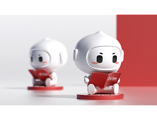 C4D-IP形象设计，讯飞设计周飞飞。