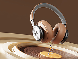 C4D-RS-頭戴式耳機(jī)渲染