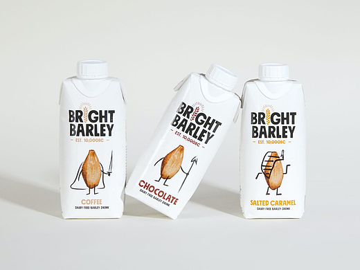 健康大麦奶包装设计