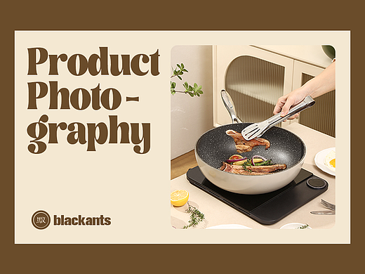 厨具摄影 | 麦饭石不粘炒锅 ✖ Blcakants