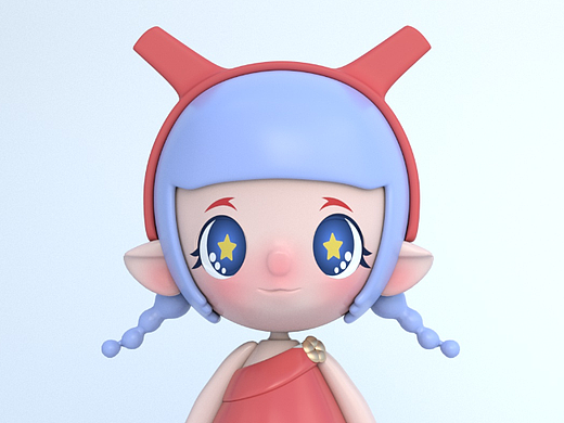 C4D改娃仙女哇哇