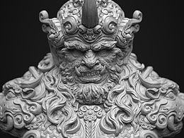 金角-白模