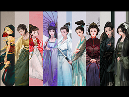 最近沉迷画国风小姐姐