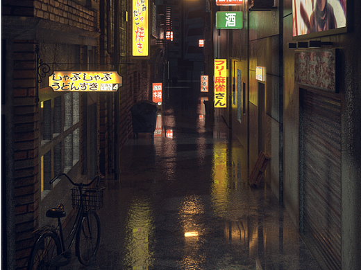 霓 虹 小 巷