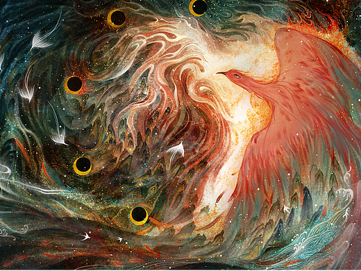 《山海经》重明鸟