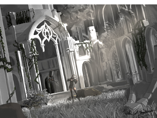 破败教堂——2B