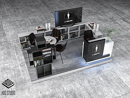 商業(yè)空間作品【廣東江門(mén)超模訓(xùn)練營(yíng)展臺(tái)與琴房】