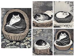 睡猫的猫窝（二）