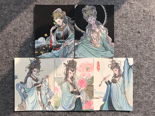 艺方文创手绘卡