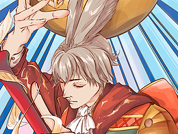 FF14插畫，燈光畫