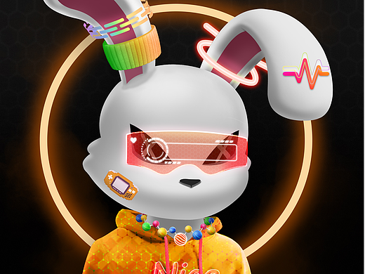 《BUNY PROJECT》兔子IP设计、NFT数字艺术、伪3D