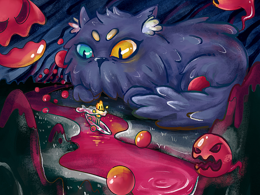 001造梦精灵-赤河（个人主页-ZNjA1ODgzODQ=） - 商业插画 - 站酷设计师风骚怪原创素材 - 站酷ZCOOL