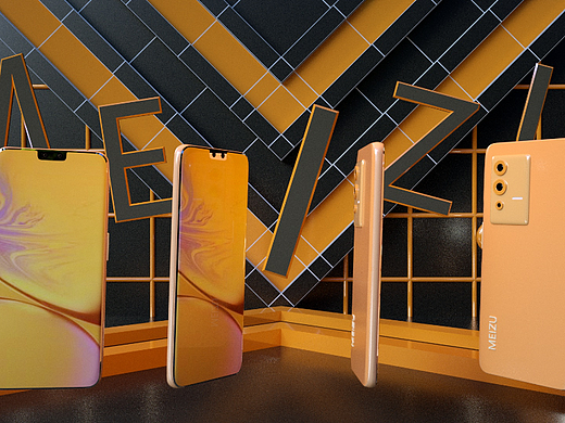 手机建模渲染案例