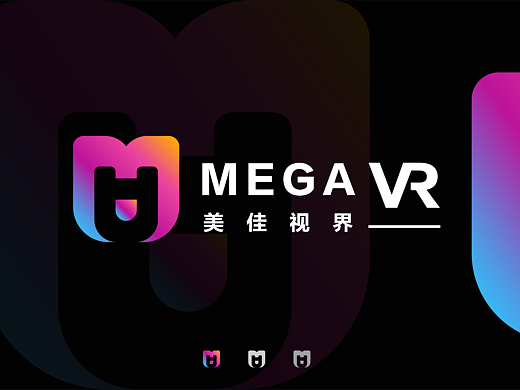 MEGA VR 美佳视界  | 科技LOGO品牌VI设计