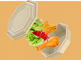 蓮花樓八角盒|一次性外賣盒