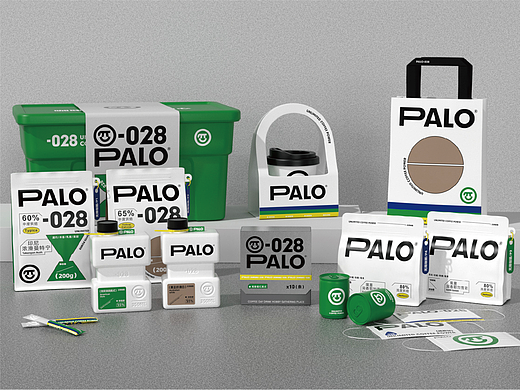 PALO-028咖啡品牌全案设计/VI设计/包装设计/空间设计