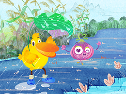 上好佳节气插画