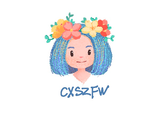 儿童插画头像-花环