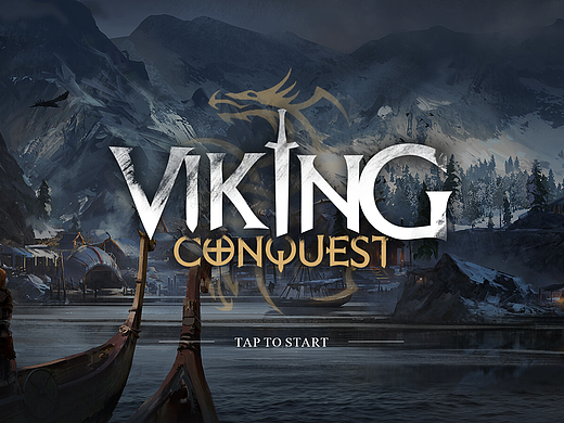 中世纪欧美游戏UI虚拟项目《Viking Conquest》