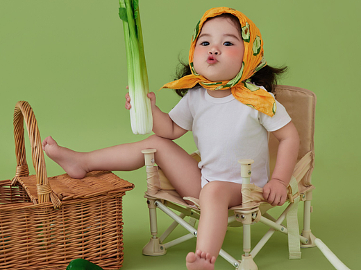 蔬菜的夏天-宝宝写真