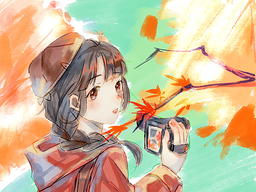 【秋日】procreate练习1